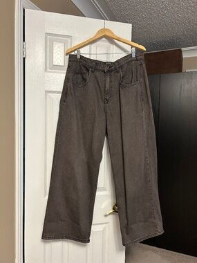 BDG Urban Outfitters Brown Wash Jeans - Wide-Leg Relaxed Fit (Size 31W)